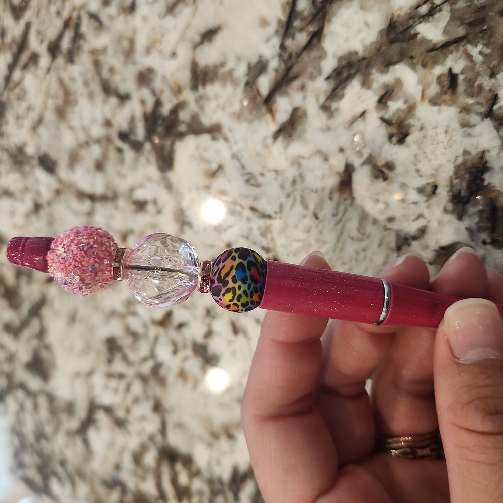 Handmade beaded pen
